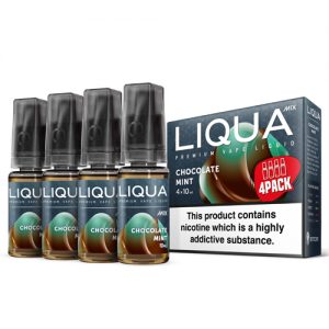 Liqua Chocolate Mint - Volume: 4-pack-10ml-2, Nicotine: 3mg