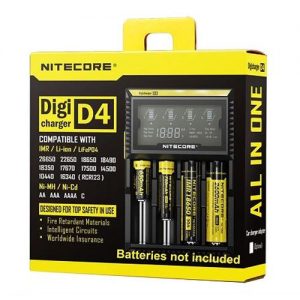 Nitecore Intellicharger D2/D4 LCD Battery Charger (UK Plug)